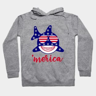 Baby Shark America 4th July Hoodie